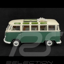 Volkswagen VW T1b Samba Combi 1958 Vert Pastel / Blanc 1/18 Schuco 450037800