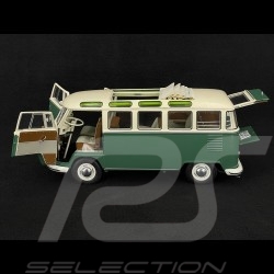 Volkswagen VW T1b Samba Combi 1958 Vert Pastel / Blanc 1/18 Schuco 450037800