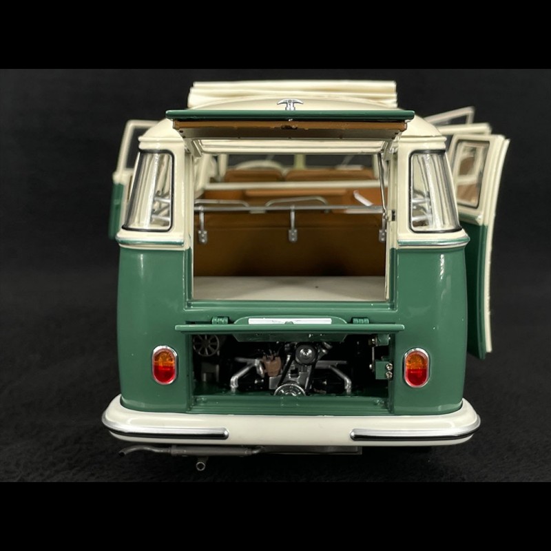 Volkswagen VW T1b Samba Combi 1958 Pastel Green / White 1/18 Schuco  450037800