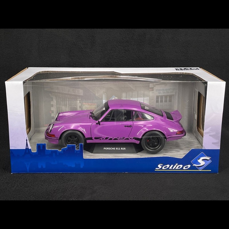 Solido S1801114 1:18 1973 Porsche 911 RSR Purple Street Fighter