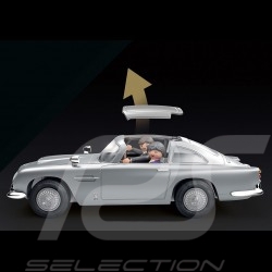 Aston Martin DB5 James Bond Goldfinger Gris Argent avec figurines Playmobil 70578