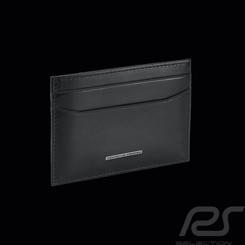 Portefeuille Porsche Design Porte-cartes Cuir Noir Classic Cardholder 2 MC 4056487001333