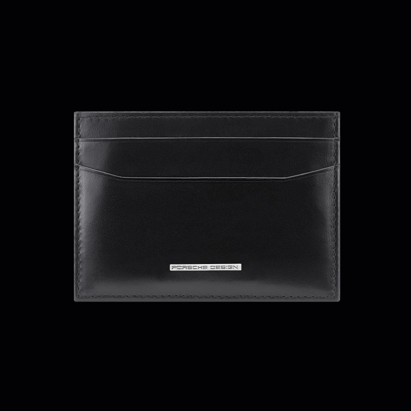 Geldbörse Porsche Design Kartenetui Leder Schwarz Classic 