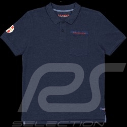 Poloshirt Steve McQueen Le Mans Pocket Dunkelblau SQ221POM01-120 - Herren