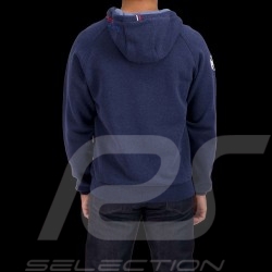 Sweatshirt Steve McQueen Le Mans Hoodie mit Kapuze Buttoned Dunkelblau - Herren SQ221SSM01-120