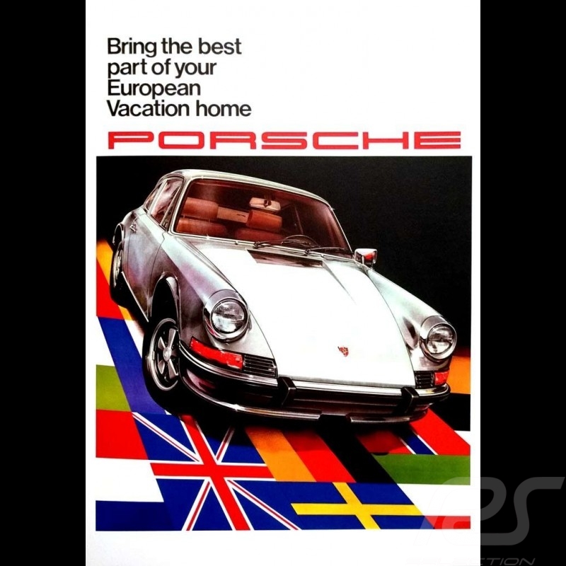 Postcard Porsche 911 The best part of your European vacation Porsche Museum