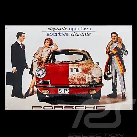 Carte postale Porsche Elegante Sportiva Fantôme