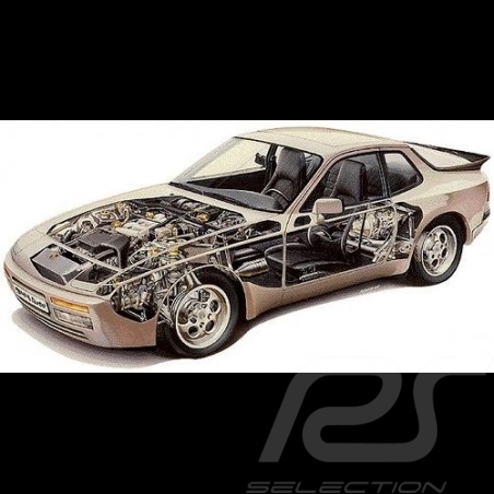 Tarjeta postal Porsche 944...