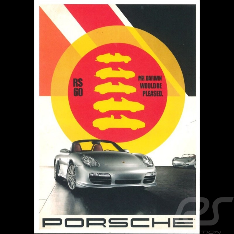 Carte Postale Porsche Boxster Spyder RS 60 Type 987 2008 Porsche Museum