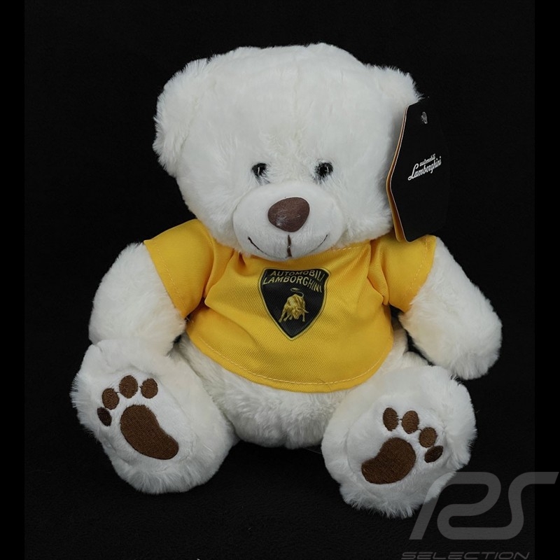 Plüschbär Lamborghini Gelb / Weiß LC80120