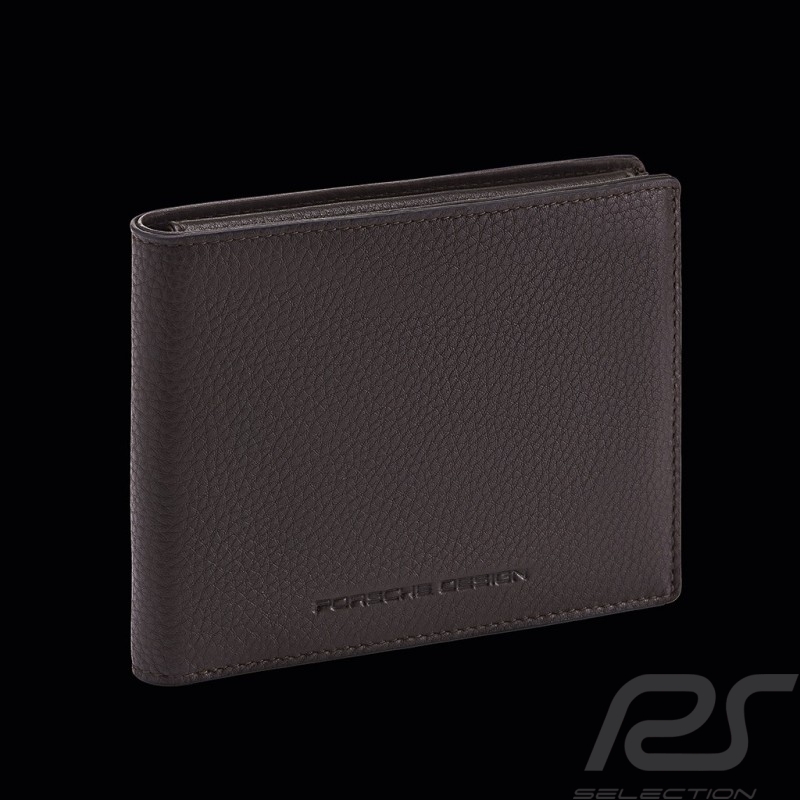 Portefeuille Porsche Design Porte monnaie Cuir Marron foncé Business Wallet 10 4056487000978