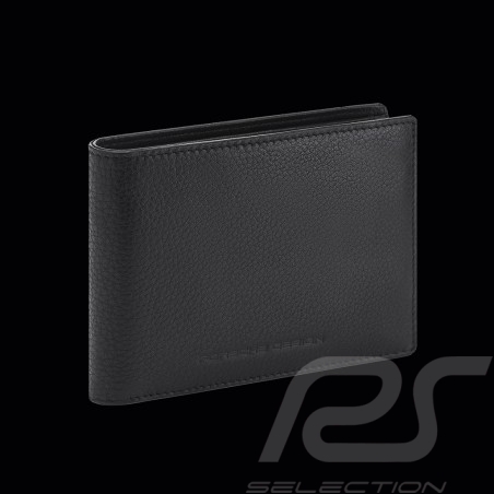 Geldbörse Porsche Design Trifold Leder Schwarz Business Wallet 7 4056487000947