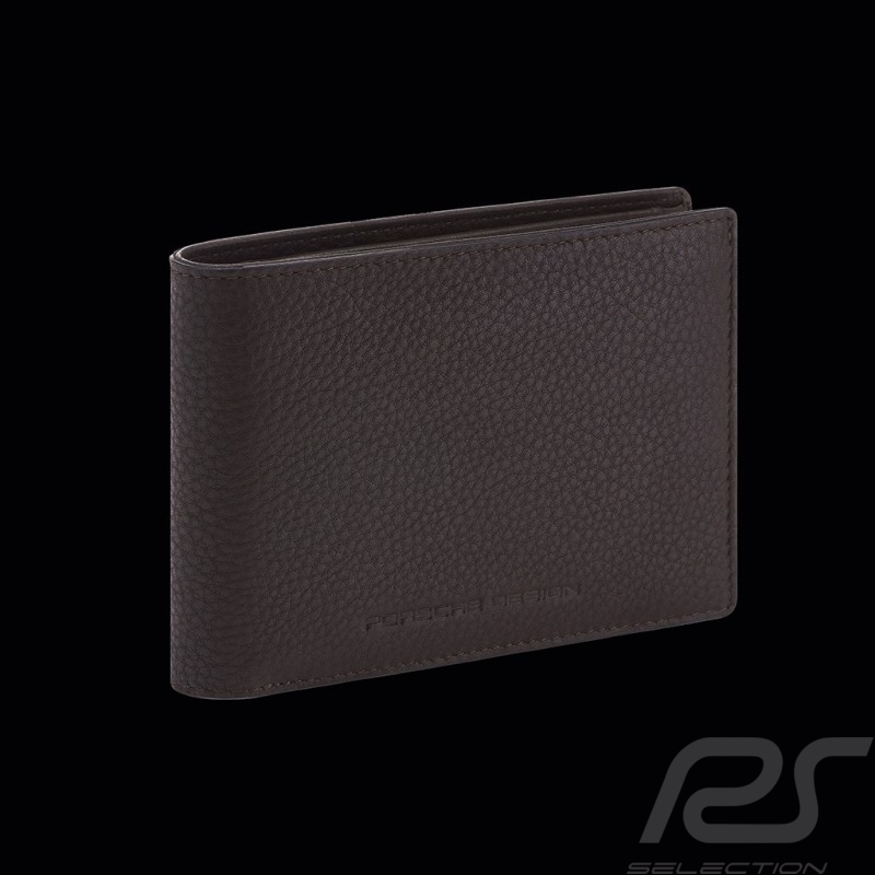 Geldbörse Porsche Design Trifold Leder Dunkelbraun Business Wallet 7 4056487000954
