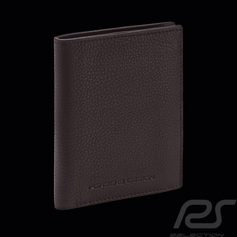 Portefeuille Porsche Design Trois volets Cuir Marron foncé Business Billfold 11 4056487000756