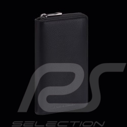 Portefeuille Porsche Design format maxi fermeture zip Cuir Noir Business Wallet 15 4056487001074