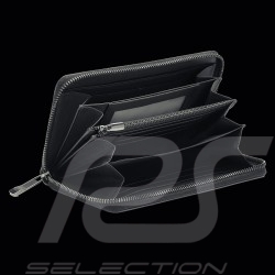 Portefeuille Porsche Design format maxi fermeture zip Cuir Noir Business Wallet 15 4056487001074