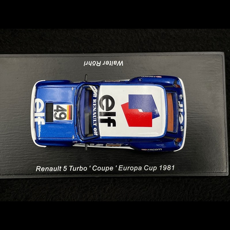 Spark S6021 Renault 5 Turbo N°3 - Vainqueur Eurocup 1981 - Echelle 1/43