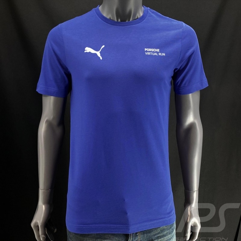 T-shirt Porsche Virtual Run Puma Bleu MAP08400221 - mixte