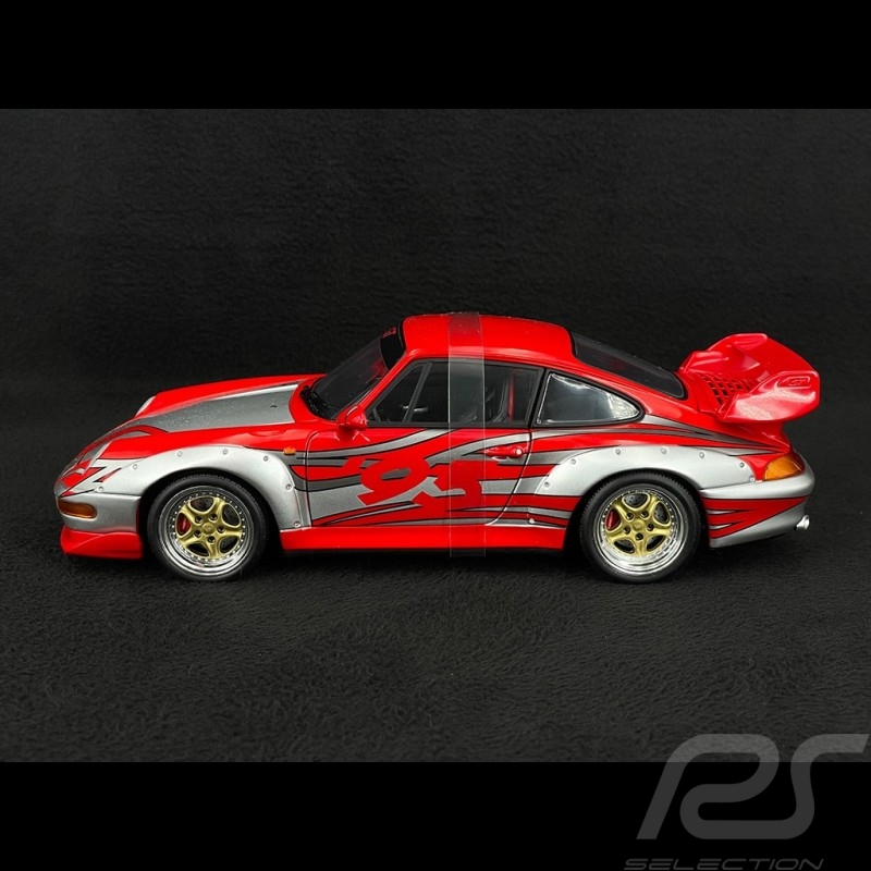 Porsche 911 GT2 Street Race Type 993 1996 Indischrot / Grau 1/18 UT Models 39631