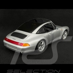 Porsche 911 Carrera Targa Type 993 1997 Arctic Silver Metallic 1/18 UT Models 27822