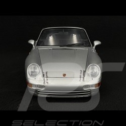 Porsche 911 Carrera Targa Type 993 1997 Arctic Silver Metallic 1/18 UT Models 27822