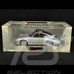 Porsche 911 Carrera Targa Type 993 1997 Arctic Silver Metallic 1/18 UT Models 27822