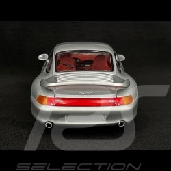 Porsche 911 Turbo Type 993 1997 Arctic Silver Metallic 1/18 UT Models 27813