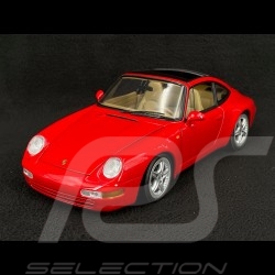 Porsche 911 Carrera Targa Coupe Type 993 1995 Rouge Indien 1/18 UT Models 27821