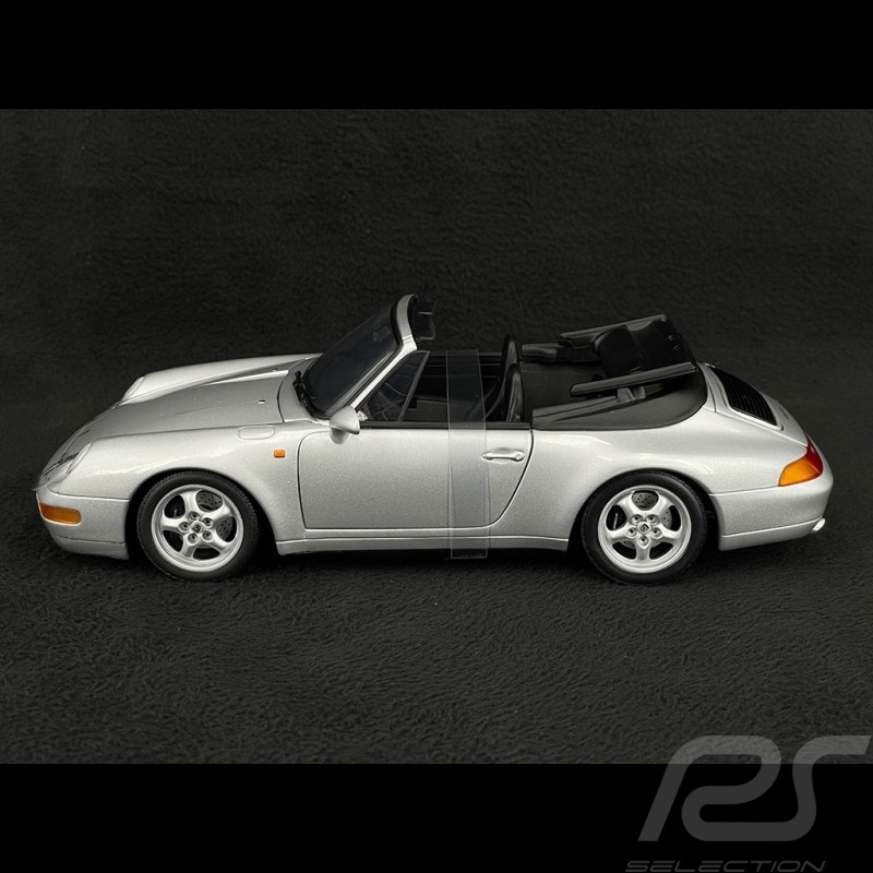 Porsche 911 Cabriolet Type 993 1997 Argent Arctique Métallique 1/18 UT Models 27807