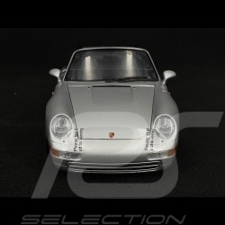 Porsche 911 Cabriolet Type 993 1997 Arctic Silver Metallic 1/18 UT Models 27807