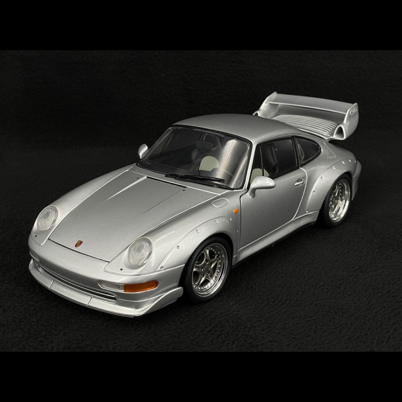 Porsche 911 GT2 Street Type 993 1997 Arctic Silver Metallic 1/18 UT Models  180065000