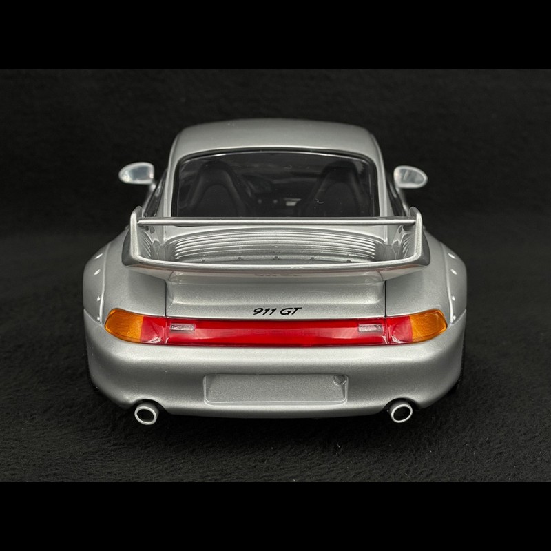 Porsche 911 GT2 Street Type 993 1997 Arctic Silver Metallic 1/18 UT Models  180065000