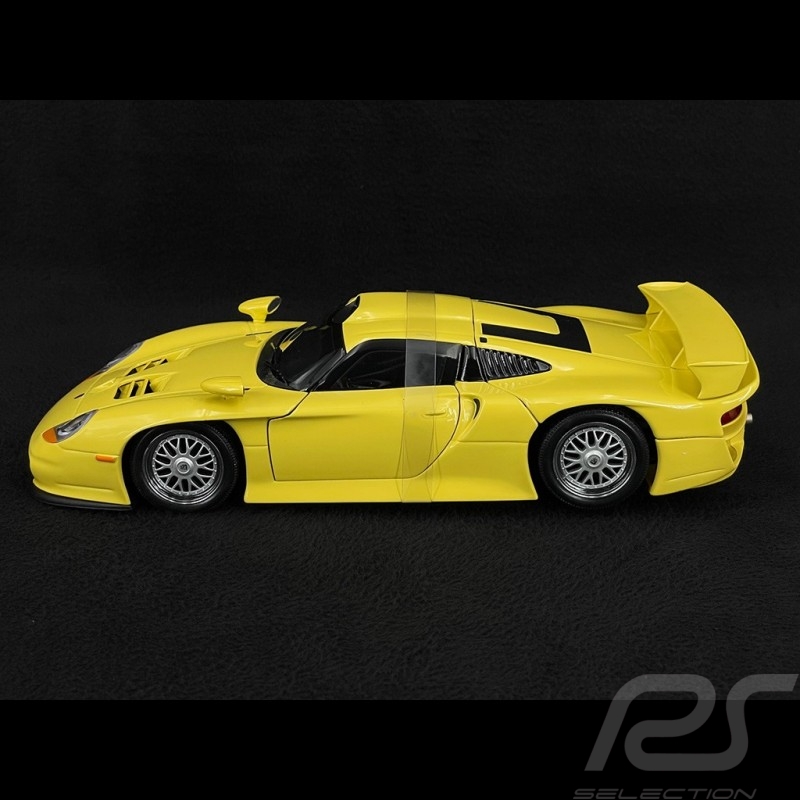 Porsche 911 GT1 Type 996 1997 Pastel Yellow 1/18 UT Models 27848