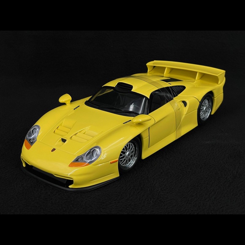 Porsche 911 GT1 Type 996 1997 Pastel Yellow 1/18 UT Models 27848