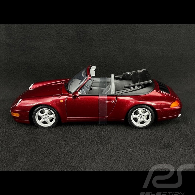 Porsche 911 Cabriolet Type 993 1997 Rouge Arena Métallique 1/18 UT Models 27808