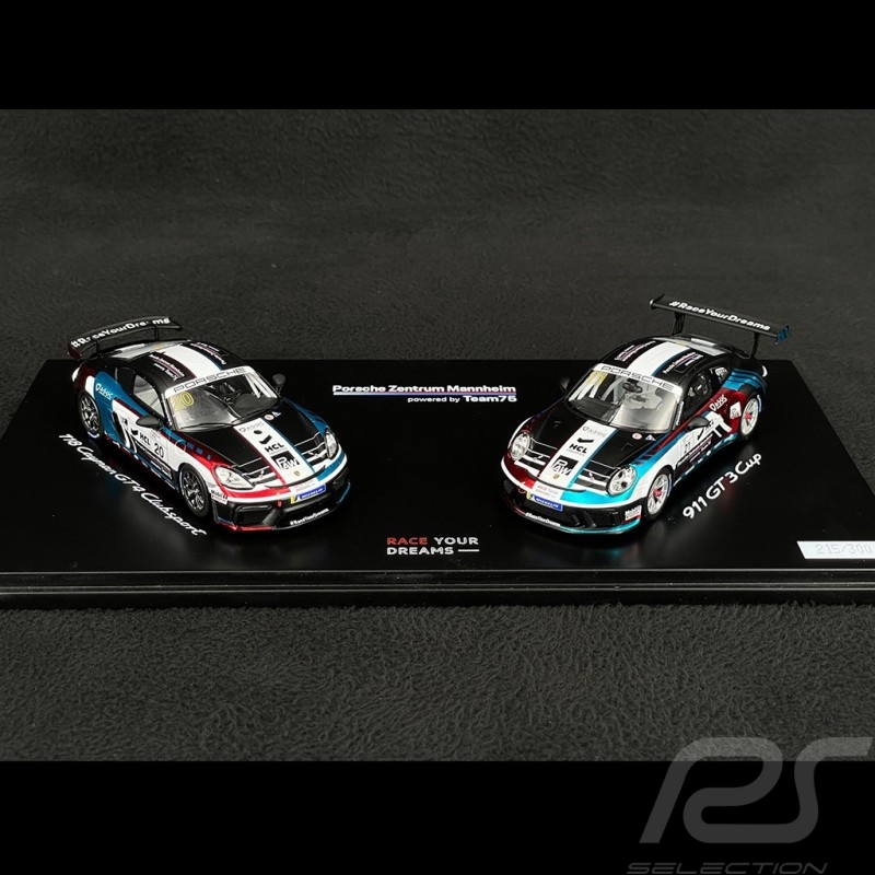 Coffret Porsche 911 GT3 Cup & 718 Cayman GT4 CS Race Your Dreams Porsche Cup 2021 1/43 Spark WAP0204600PGTX Coffret Porsche 911 GT3 Cup & 718 Cayman GT4 CS Race Your Dreams Porsche Cup 2021 1/43 Spark WAP0204600PGTX
