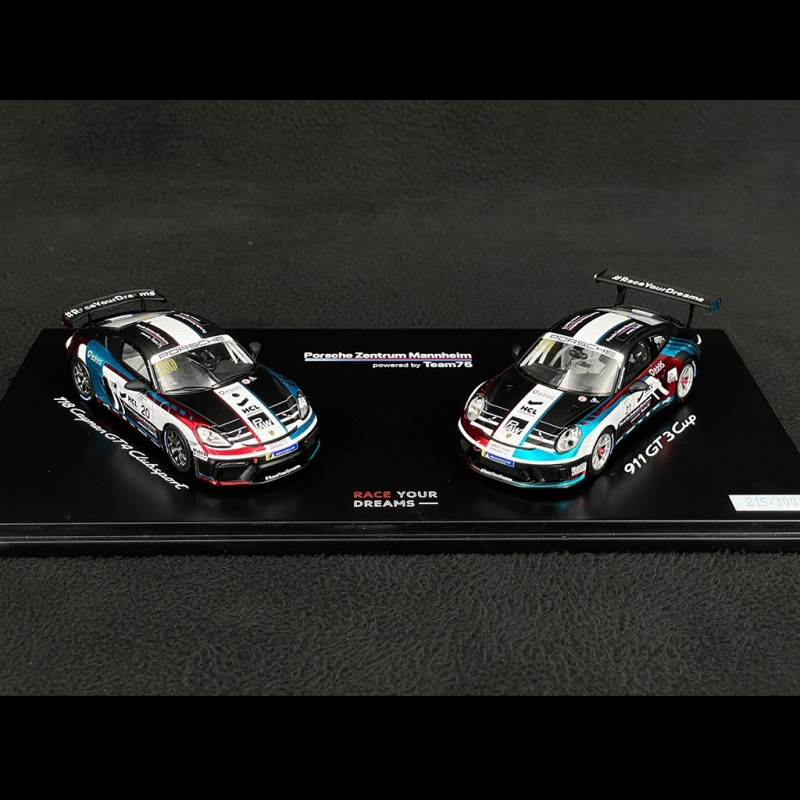 Set Porsche 911 GT3 Cup & 718 Cayman GT4 CS Race Your Dreams n° 911 & n ...