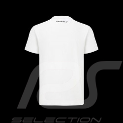 T-Shirt Formula 1 F1 Drapeau Damier Blanc 701202290-001 - mixte