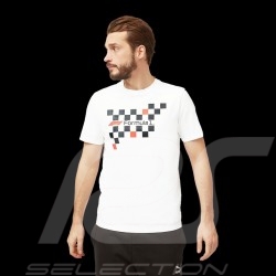 Formula 1 F1 T-Shirt Karierte Flagge Weiß 701202290-001 - Unisex