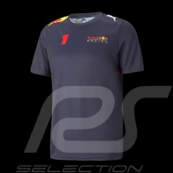 T-Shirt Max Verstappen RedBull Racing Puma Marineblau 701220925-001 - Herren