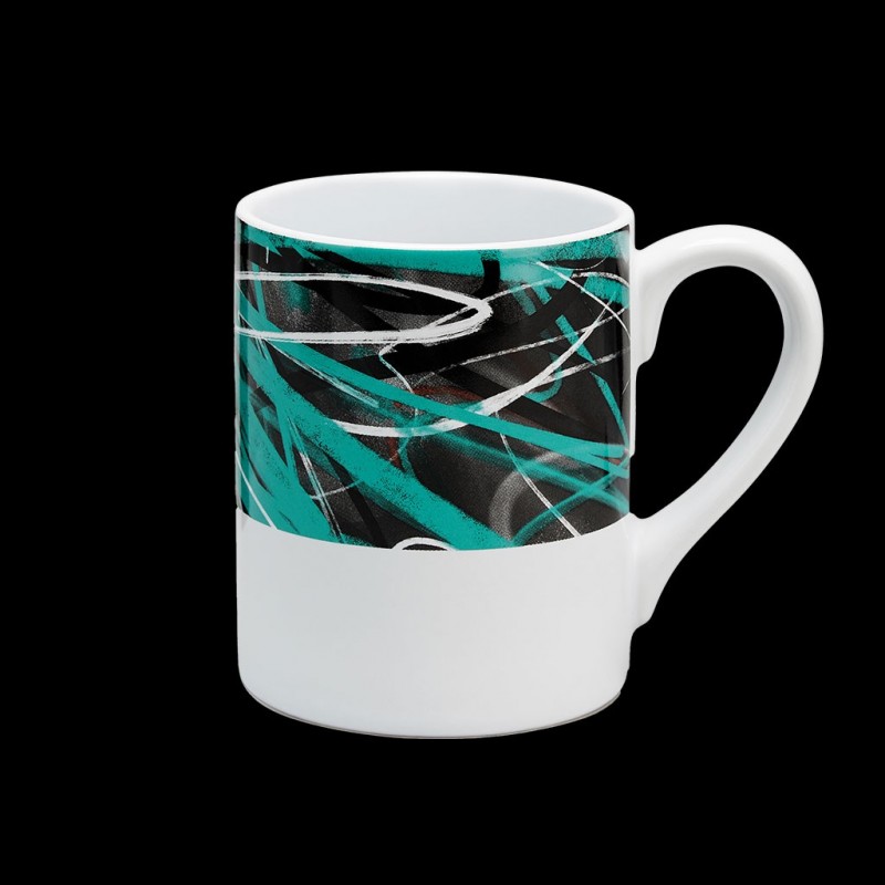 Tasse Officielle Mercedes-AMG Petronas F1 – Mug Graffiti – Neuf En Boîte