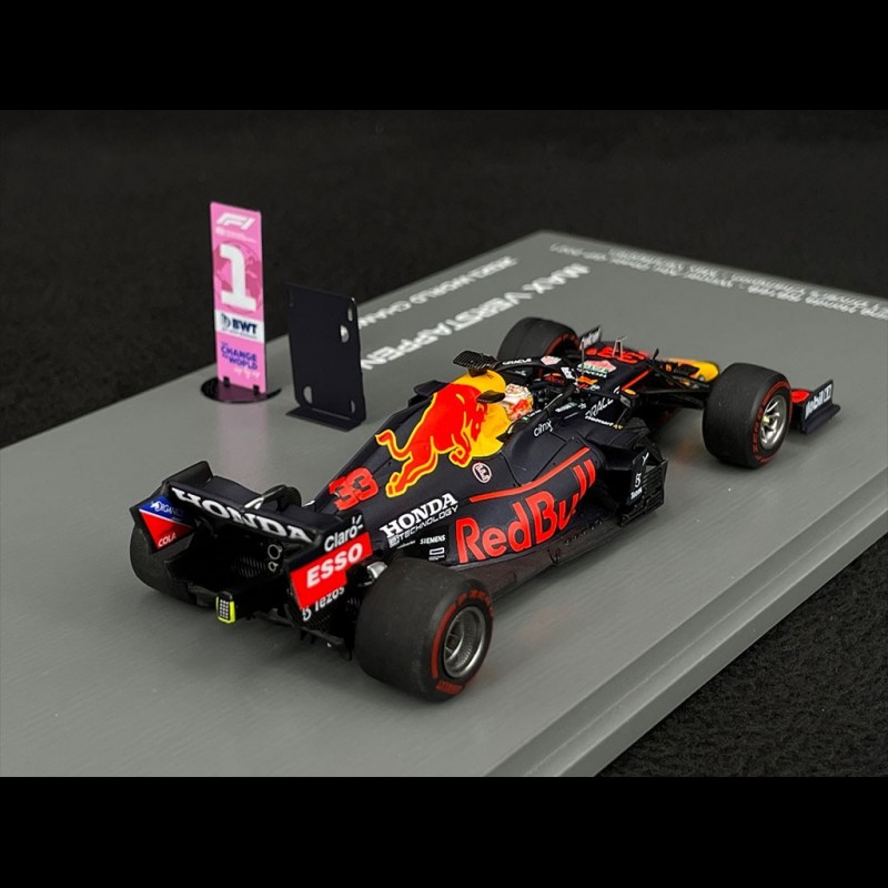 Max Verstappen Red Bull Racing RB16B n° 33 Winner GP Abu Dhabi 2021 F1 1/43  Spark S7861