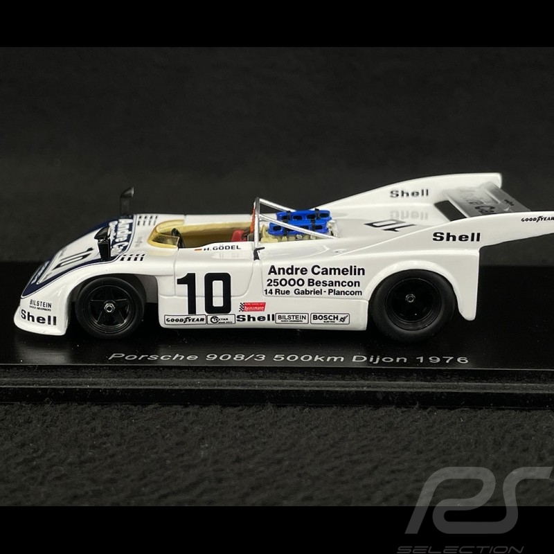 Porsche 908/3 n° 10 500km Dijon 1976 1/43 Spark S2338 Porsche 908/3 n° 10 500km Dijon 1976 1/43 Spark S2338