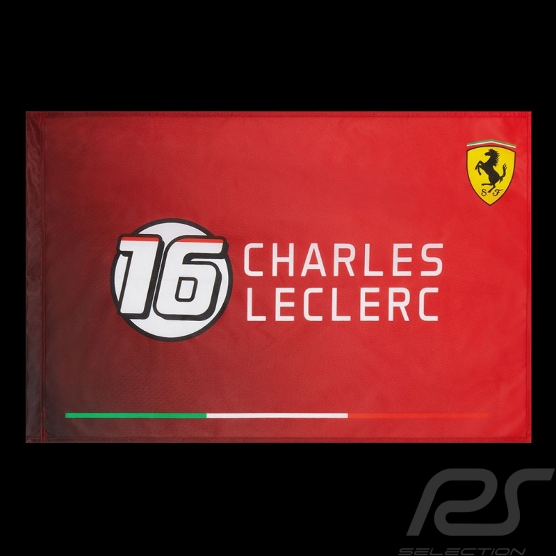 Scuderia Ferrari F1 Charles Leclerc #16 Flag Red – Paddock Collection