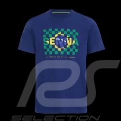 T-shirt Ayrton Senna Champion du Monde F1 Bleu Marine 701218113-001 - homme