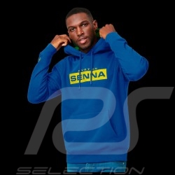 Sweatshirt Ayrton Senna F1 hoodies à capuche Bleu Marine 701218114-001
