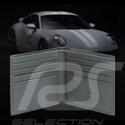 Portefeuille Porsche 911 Sport Classic Porte-cartes Heritage cuir gris anthracite WAP0300360PHRT