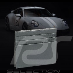 Portefeuille Porsche 911 Sport Classic Porte-cartes Heritage cuir gris anthracite WAP03001500PFBW