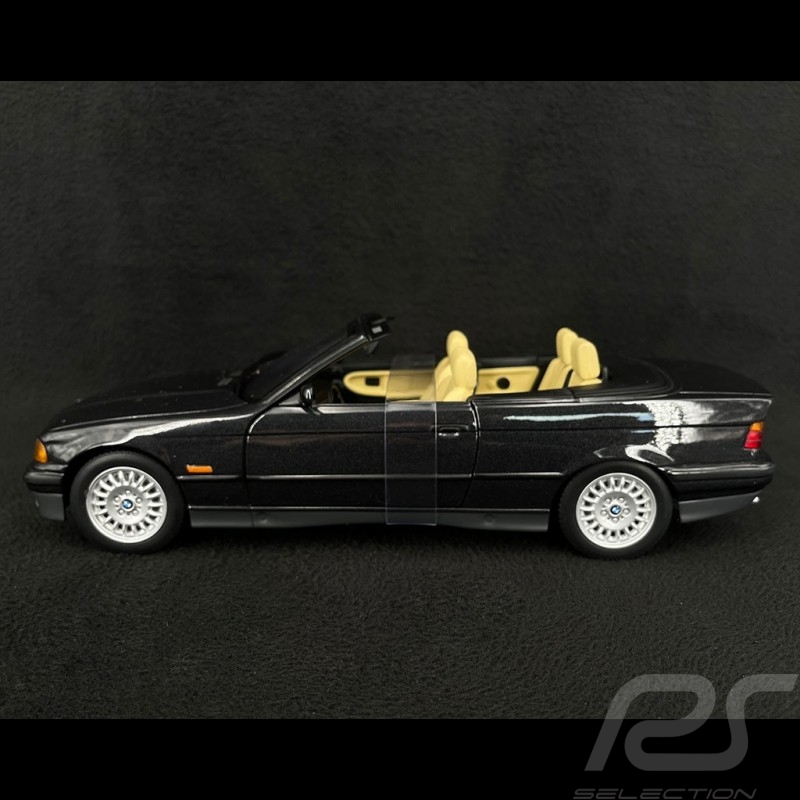 BMW E36 325i Cabriolet 1992 Noir 1/18 UT Models 20456