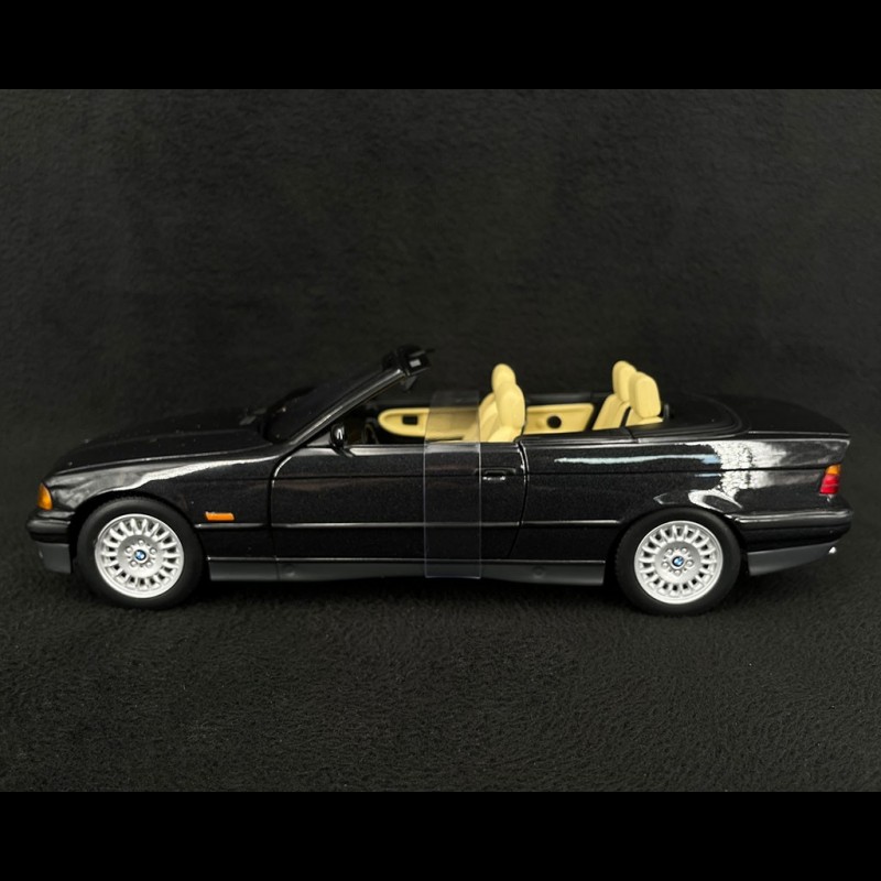 BMW E36 325i Cabriolet 1992 Black 1/18 UT Models 20456